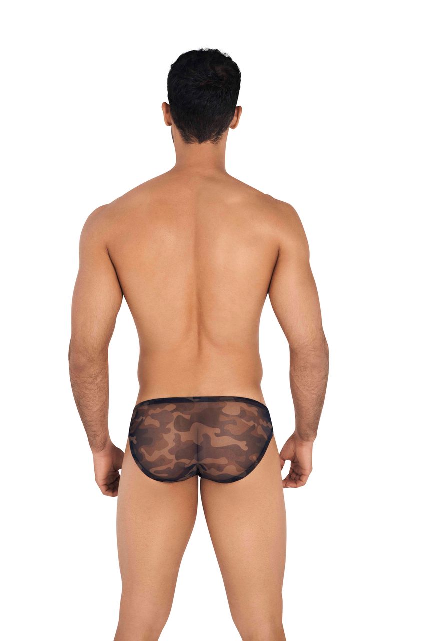  Clever Moda Honesty Brief Camouflage Print Achterkant