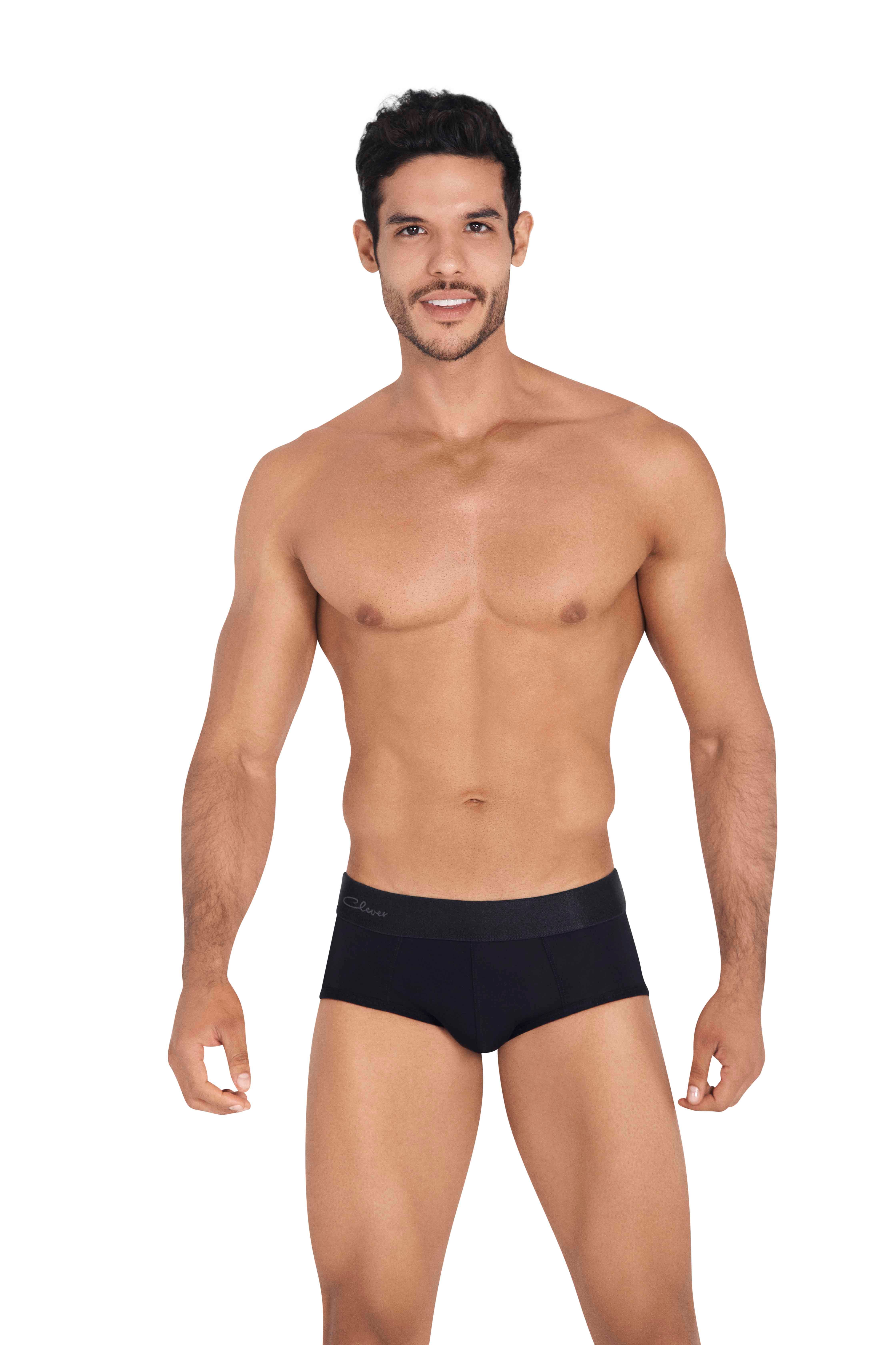 Clever Moda Objetives Piping Brief Voorkant op model
