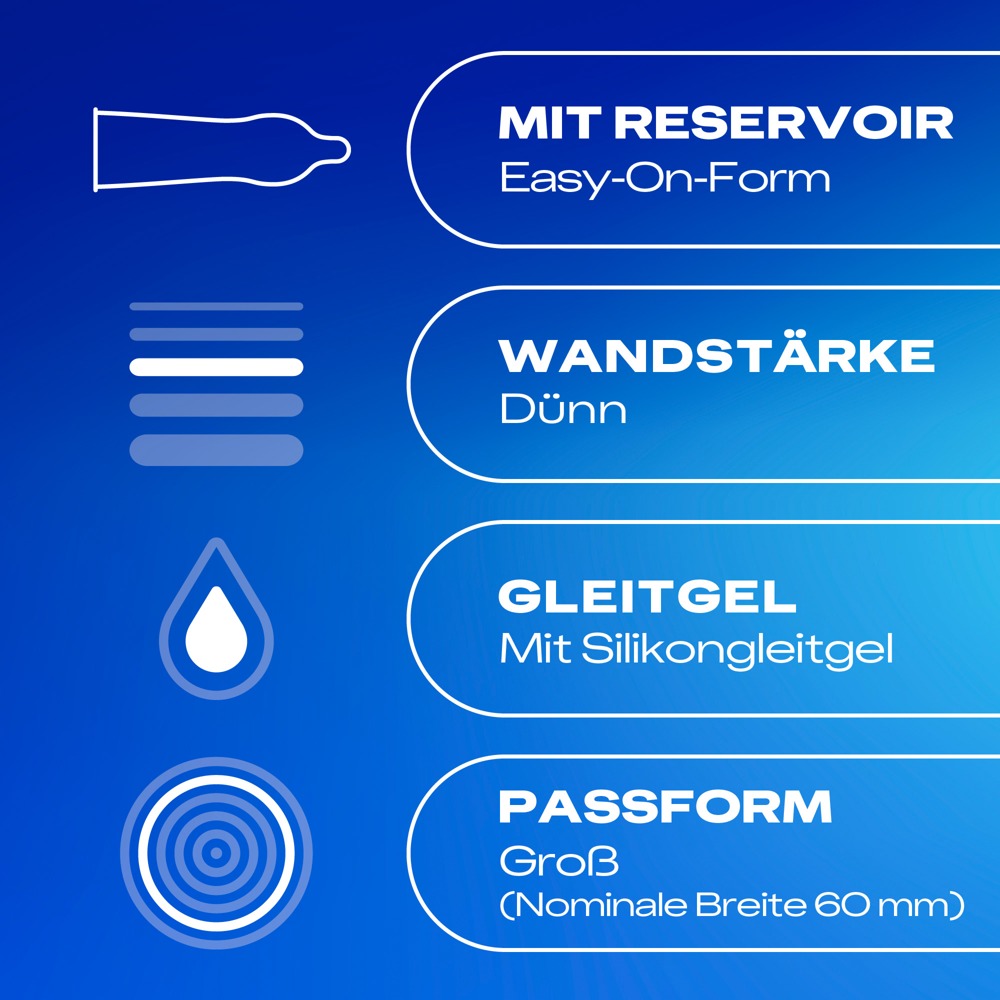 Durex XXL Condooms 10 Stuks Extra Groot Gevoelsecht - Afbeelding 3