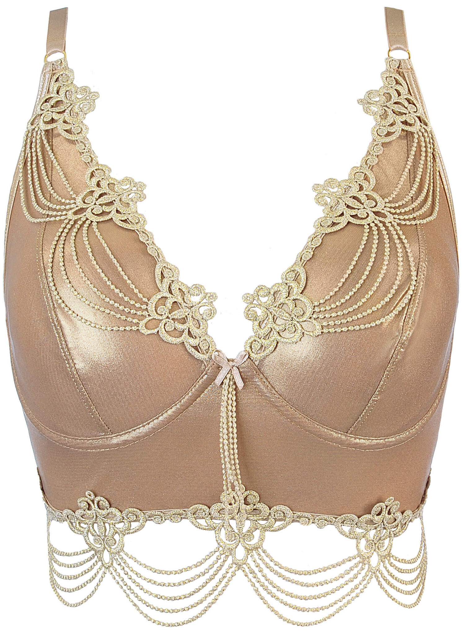 Luxe Party BH met Gouden Glans - Mermaid Collectie - Axami - Afbeelding 6