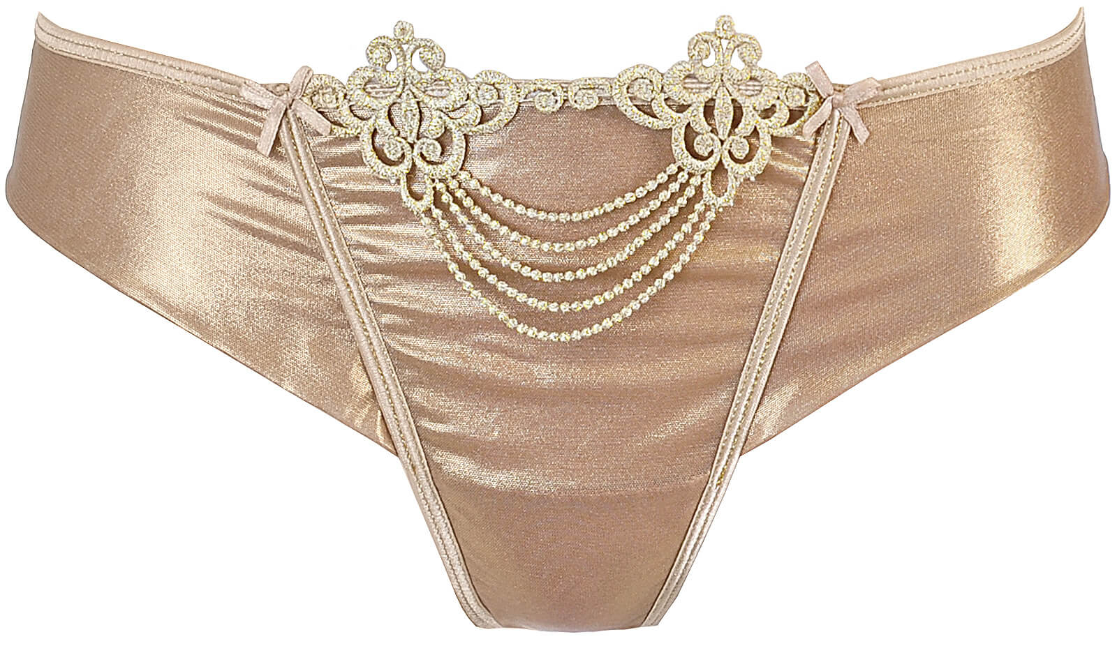 Luxe Party String met Gouden Glans - Mermaid Collectie - Axami - Afbeelding 7