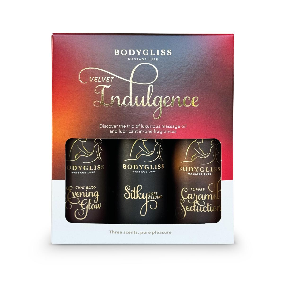 BodyGliss Travel Edition Glijmiddel 3-Pack Velvet Indulgence