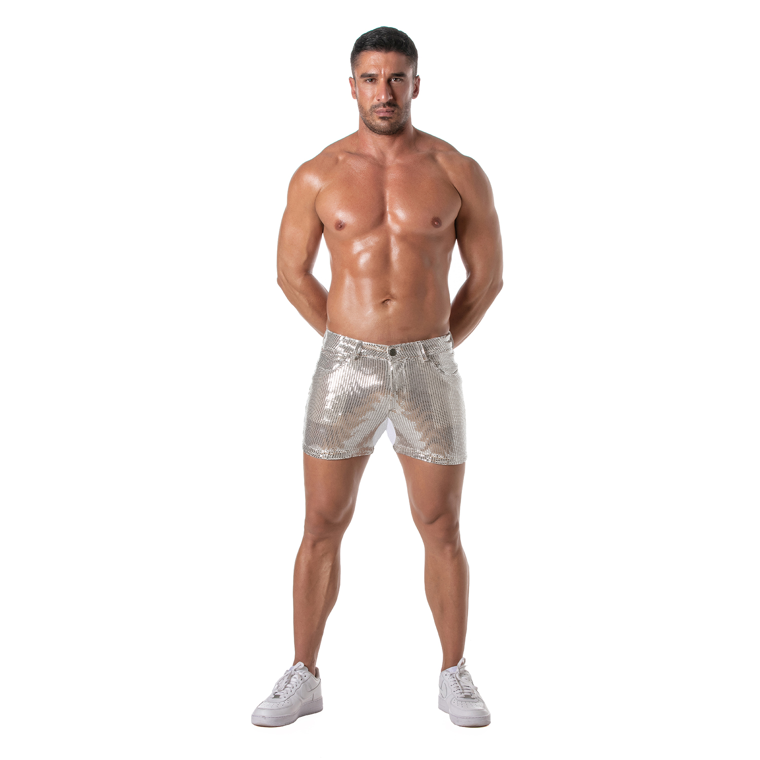Zilveren Pailletten Short - TOF PARIS - Afbeelding 5
