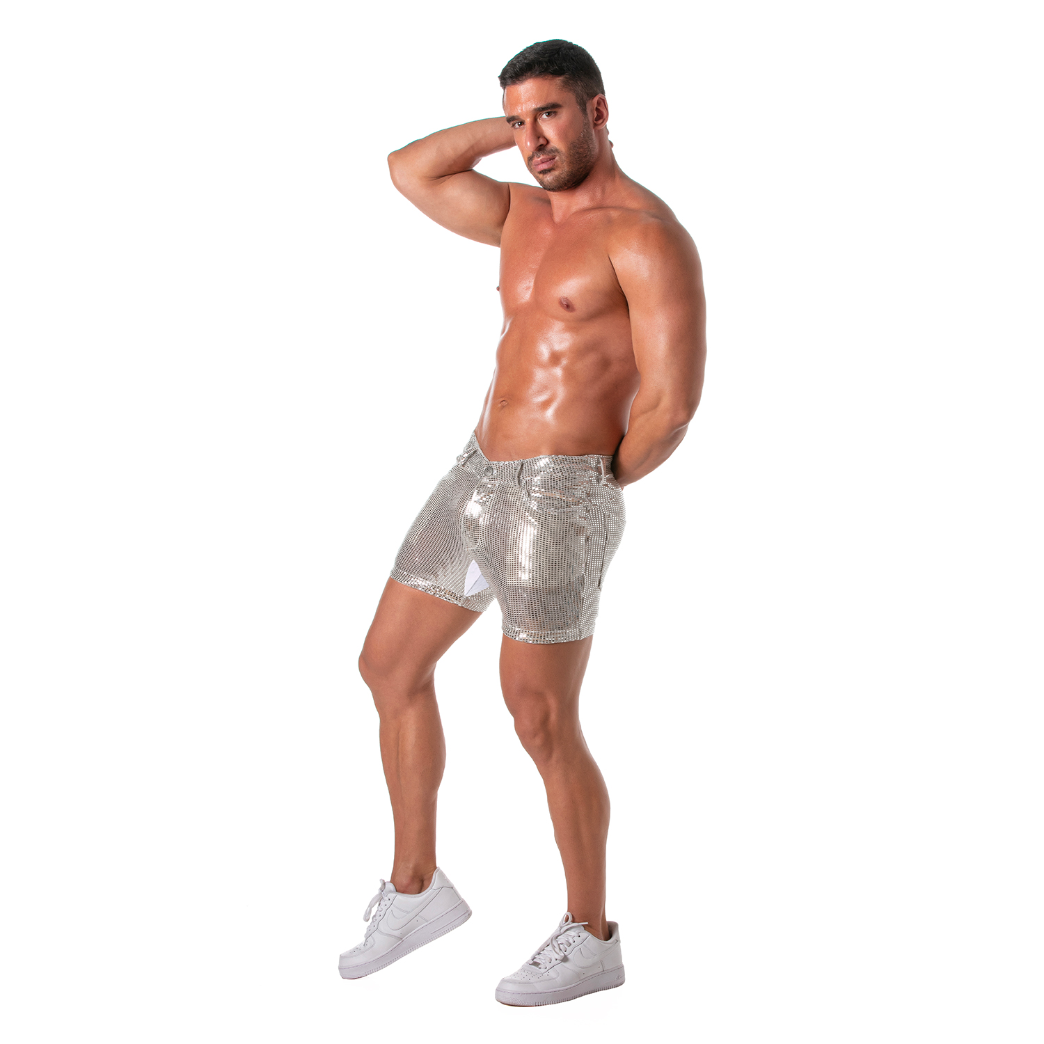 Zilveren Pailletten Short - TOF PARIS - Afbeelding 6