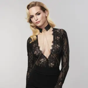 Bijoux Indiscrets - Desir Metallique Collar - Choker - Metaal - Zwart
