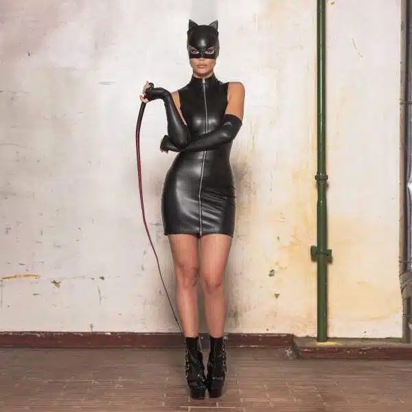 Patrice Catanzaro - Lindsay Robe - Rits - PU-leer - Zwart