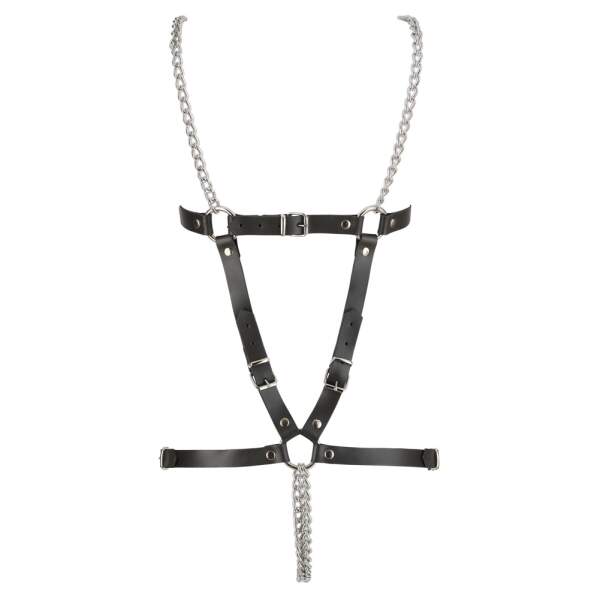 Zado - Leren Body met Kettingen - Afbeelding 5