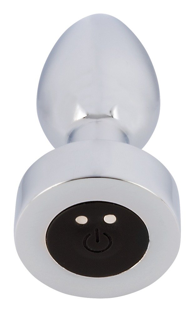 Anos - Heavy Butt Plug - Anale Plug - Met Vibratie - Metaal - Afbeelding 3