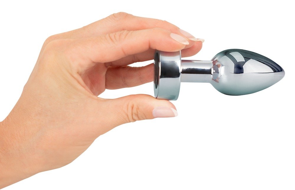 Anos - Heavy Butt Plug - Anale Plug - Met Vibratie - Metaal