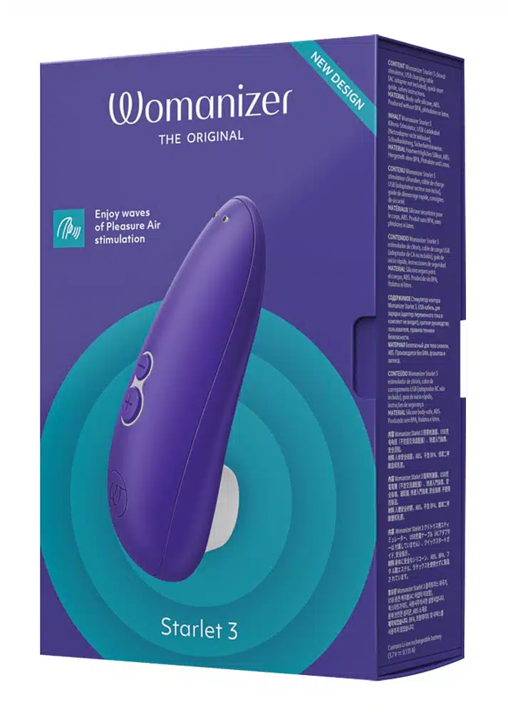 Womanizer - Starlet 3 - Clitoris Vibrator - Luchtdruk - Blauw - Afbeelding 2