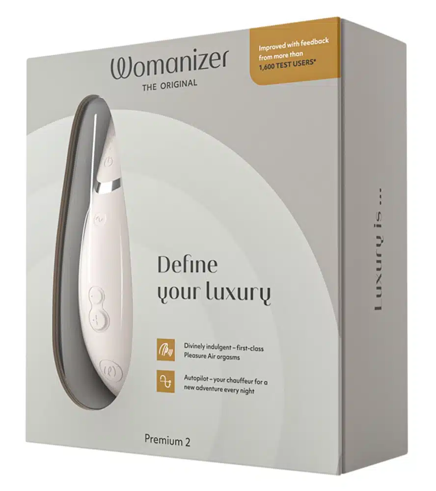 Womanizer - Premium 2 - Clitoris Vibrator - Luchtdruk - Grijs - Afbeelding 4