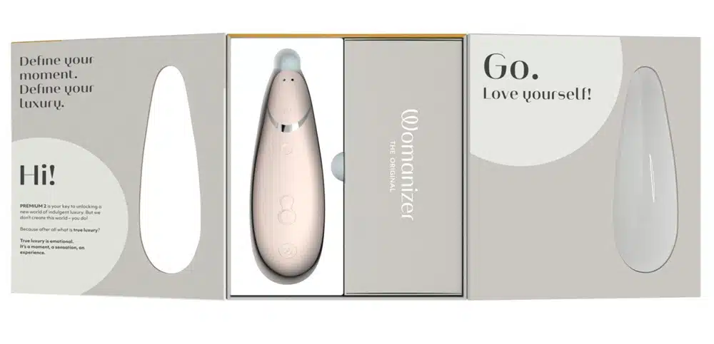 Womanizer - Premium 2 - Clitoris Vibrator - Luchtdruk - Grijs - Afbeelding 7