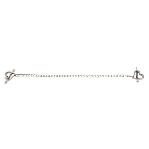 Bad Kitty - Tepelklemmen - Hartvormig - Ketting - Verstelbaar - Zilver - Afbeelding 4