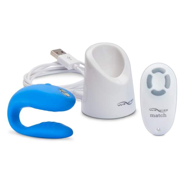 We-Vibe - Match - Vibrator voor Koppels - Remote Control Blauw - Afbeelding 3