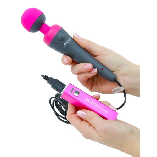 Palmpower - Wand Massager - Clitoris Vibrator - Oplaadbaar - Powerbank - Afbeelding 3