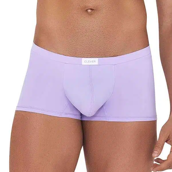 Clever Moda - Angel Latin Boxer - Zacht Microvezel - Smalle Band - Lila