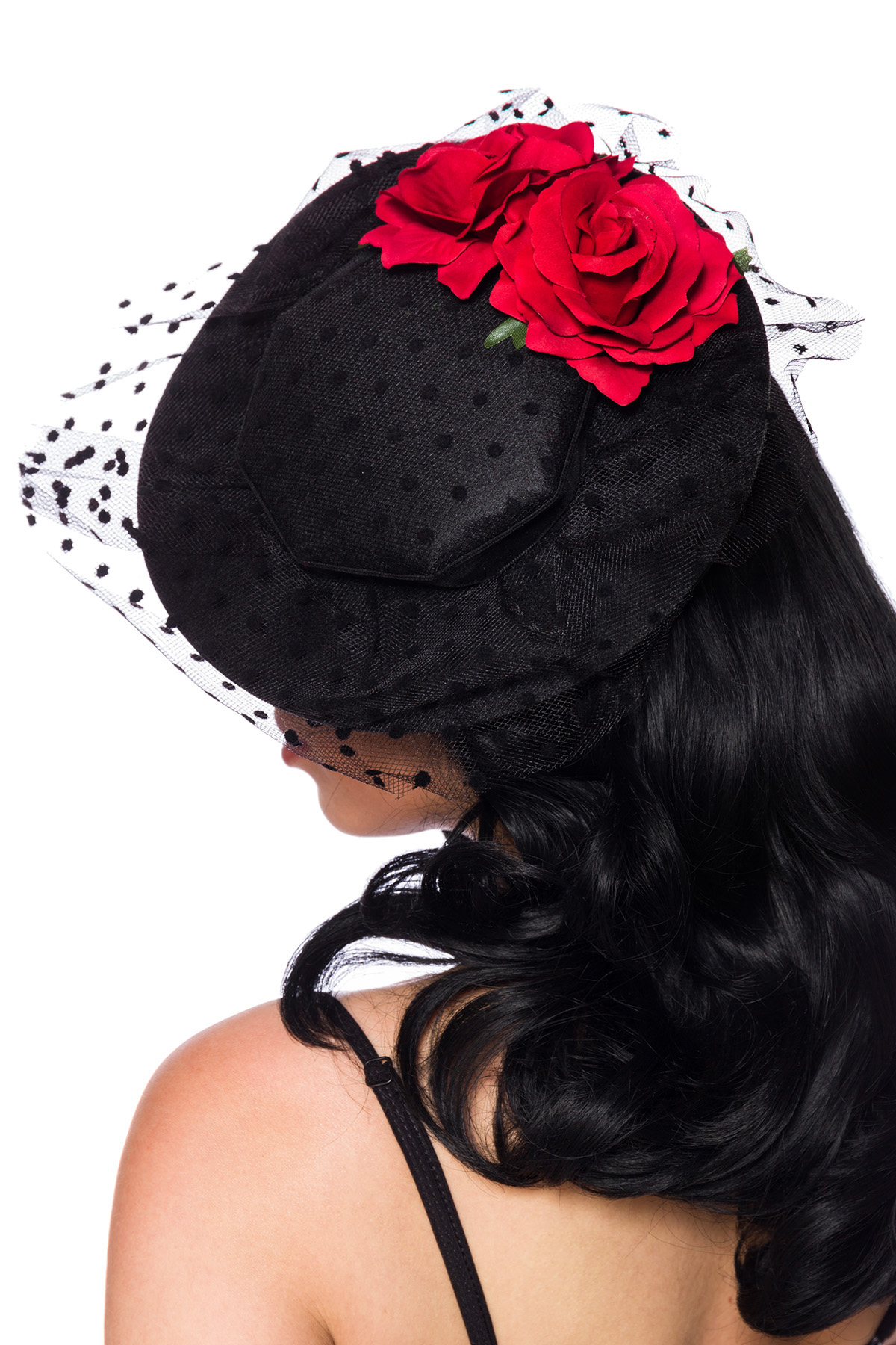 Mini Hoedje 3 met Rozen - Afbeelding 2