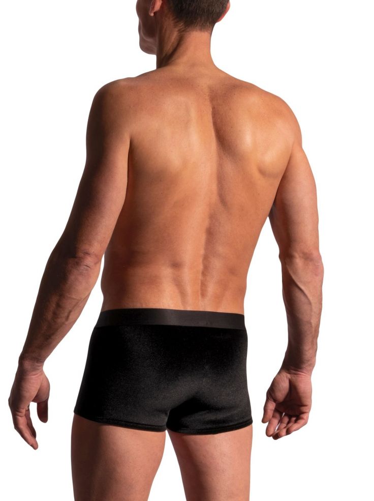 Manstore - M2234 - Micro Pants - Velours - Zwart - Afbeelding 3