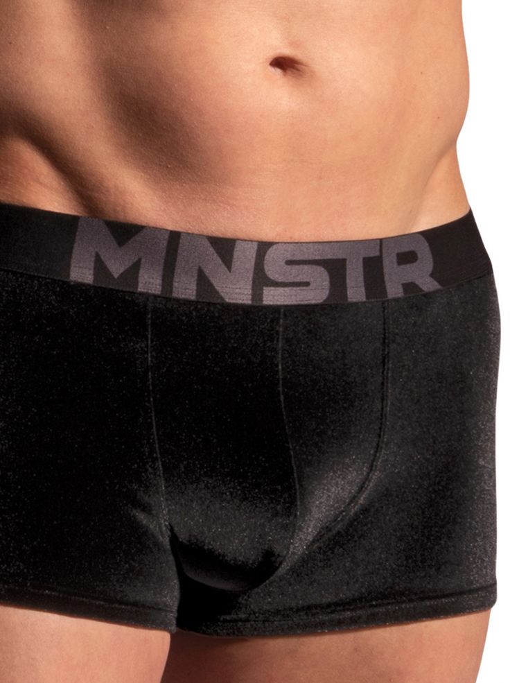 Manstore - M2234 - Micro Pants - Velours - Zwart - Afbeelding 2