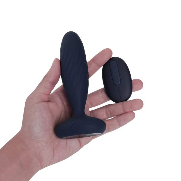 Svakom - Jordan - Anale Vibrator - Stoten en Trillen - Remote - App - Blauw - Afbeelding 2