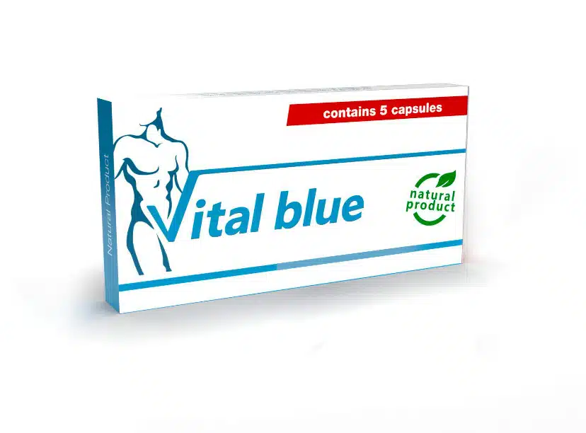 Vital Blue Capsules voor Sterkere Erectie en Mannelijke Vitaliteit – 5 Capsules - Afbeelding 2