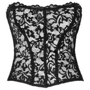Noir Handmade - Top - Kant - Zwart