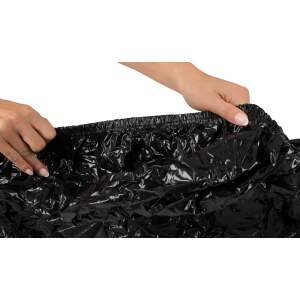 Lack - Lak Laken - Hoeslaken - Elastische Zoom - 160x200 cm - Zwart