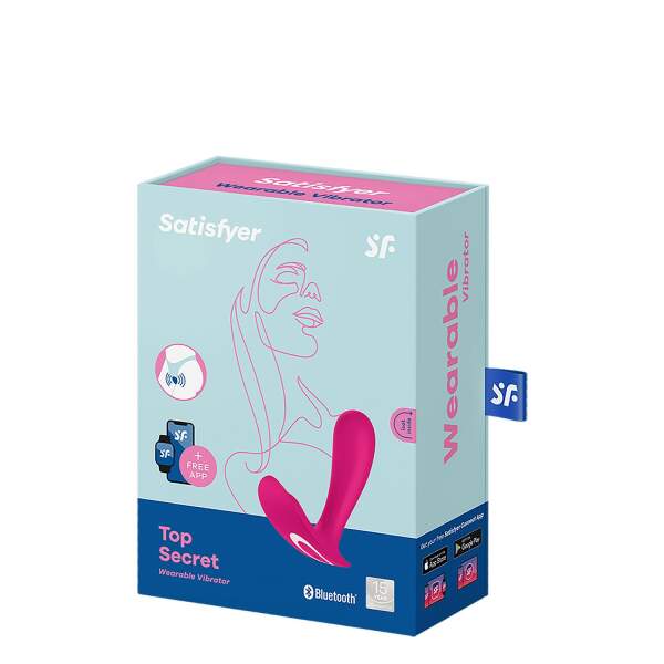 Satisfyer - Top Secret - Draagbare Vibrator - Clitoraal - G-spot - Roze - Afbeelding 3