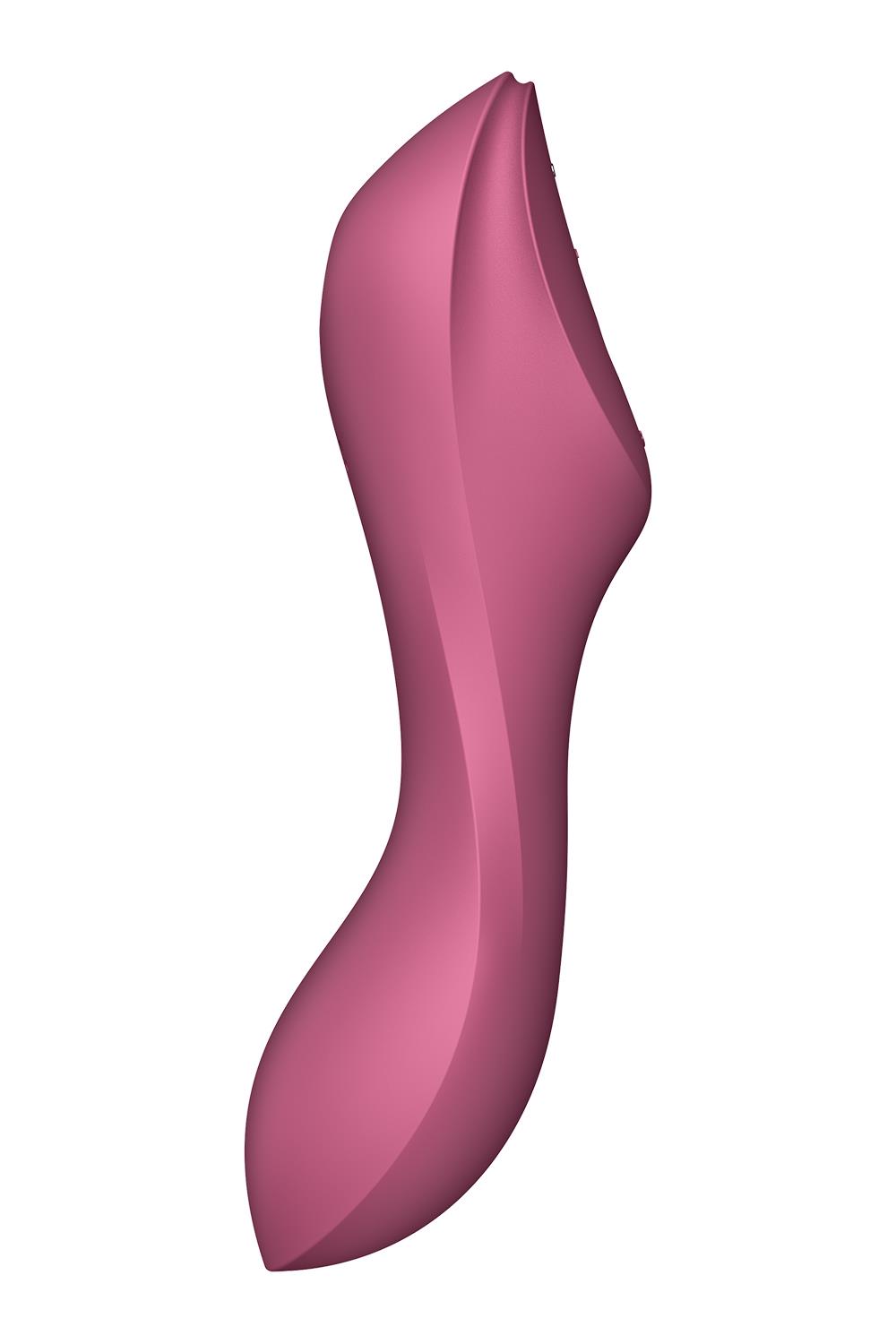 Satisfyer - Curvy Trinity 3 - Multi Use Vibrator - Luchtdruk Vibrator - Rood - Afbeelding 4