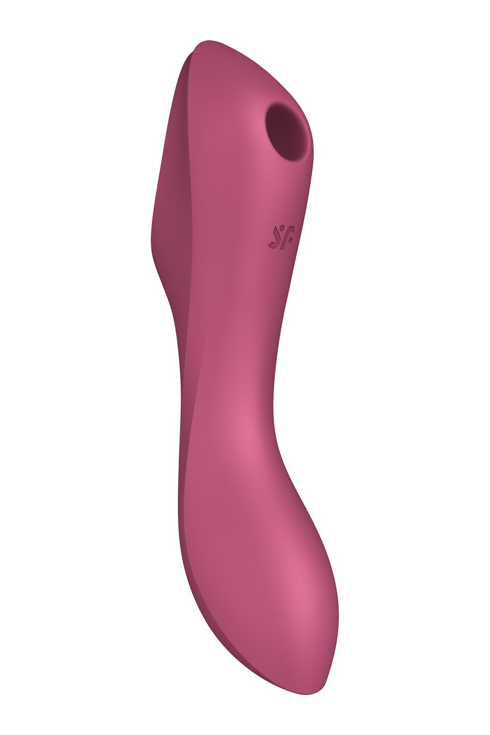 Satisfyer - Curvy Trinity 3 - Multi Use Vibrator - Luchtdruk Vibrator - Rood