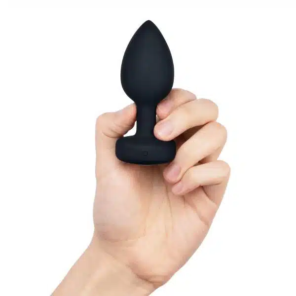 b-Vibe - Vibrating Butt Plug - Jewel - Siliconen - Zwart - M/L