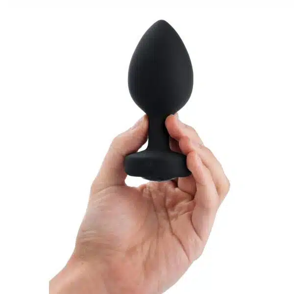 b-Vibe - Vibrating Butt Plug - Jewel - Siliconen - Zwart - XXL