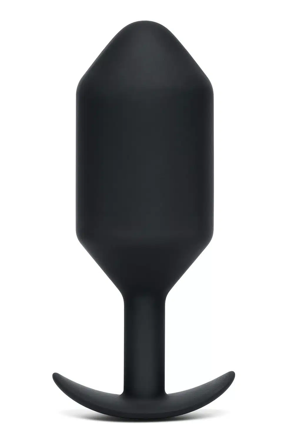 b-Vibe - Snug Plug 7 - Verzwaarde Butt Plug - Siliconen -Zwart - Afbeelding 2