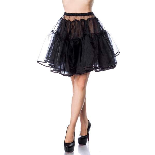 Belsira - Petticoat - Laagjes - Gaas - Zwart