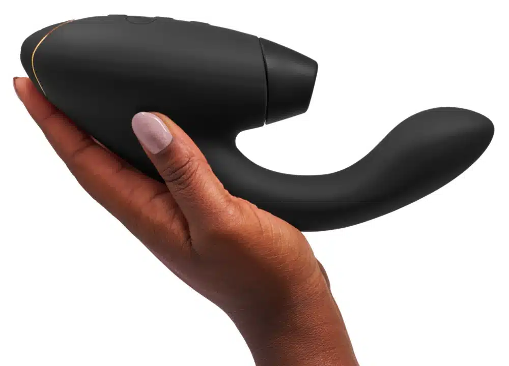 Womanizer - Duo 2 - Clitoris Stimulator - G-Spot Vibrator - Luchtdruk - Vibraties - Zwart