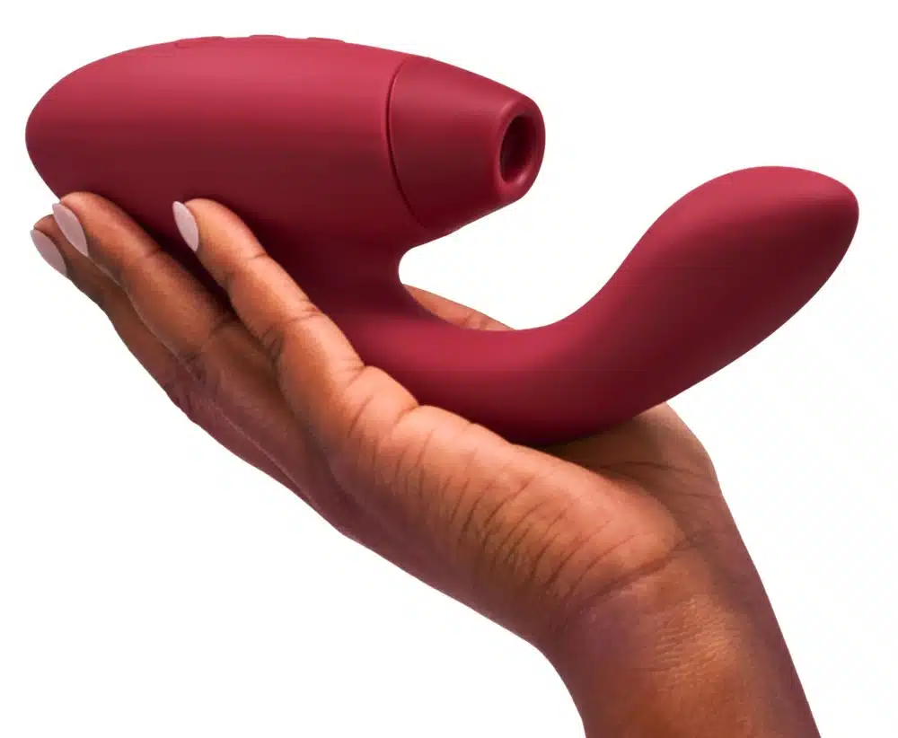 Womanizer - Duo 2 - Clitoris Stimulator - G-Spot Vibrator - Luchtdruk - Vibraties - Rood