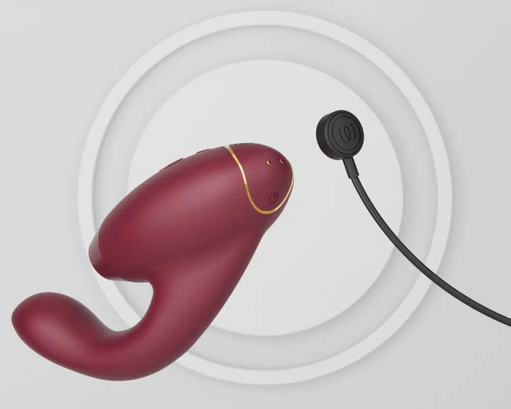 Womanizer - Duo 2 - Clitoris Stimulator - G-Spot Vibrator - Luchtdruk - Vibraties - Rood - Afbeelding 6