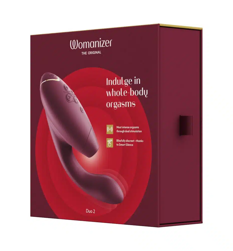 Womanizer - Duo 2 - Clitoris Stimulator - G-Spot Vibrator - Luchtdruk - Vibraties - Rood - Afbeelding 7