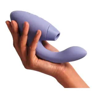 Womanizer - Duo 2 - Clitoris Stimulator - G-Spot Vibrator - Luchtdruk - Vibraties - Paars