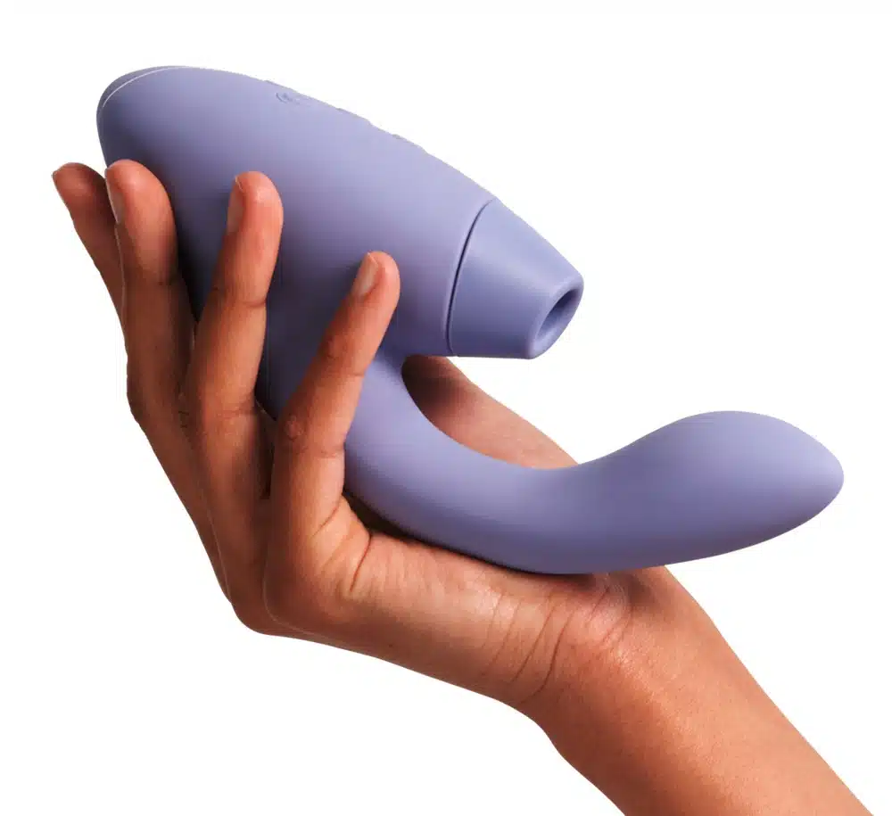 Womanizer - Duo 2 - Clitoris Stimulator - G-Spot Vibrator - Luchtdruk - Vibraties - Paars