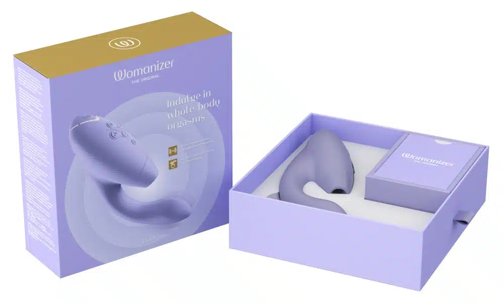 Womanizer - Duo 2 - Clitoris Stimulator - G-Spot Vibrator - Luchtdruk - Vibraties - Paars - Afbeelding 10