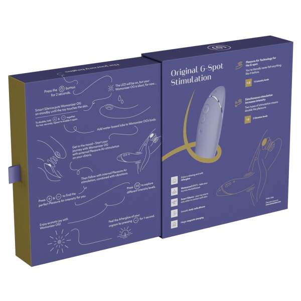Womanizer - Womanizer OG - G-Spot Vibrator - Clitoris Stimulator - Luchtdruk - Vibraties - Paars - Afbeelding 6