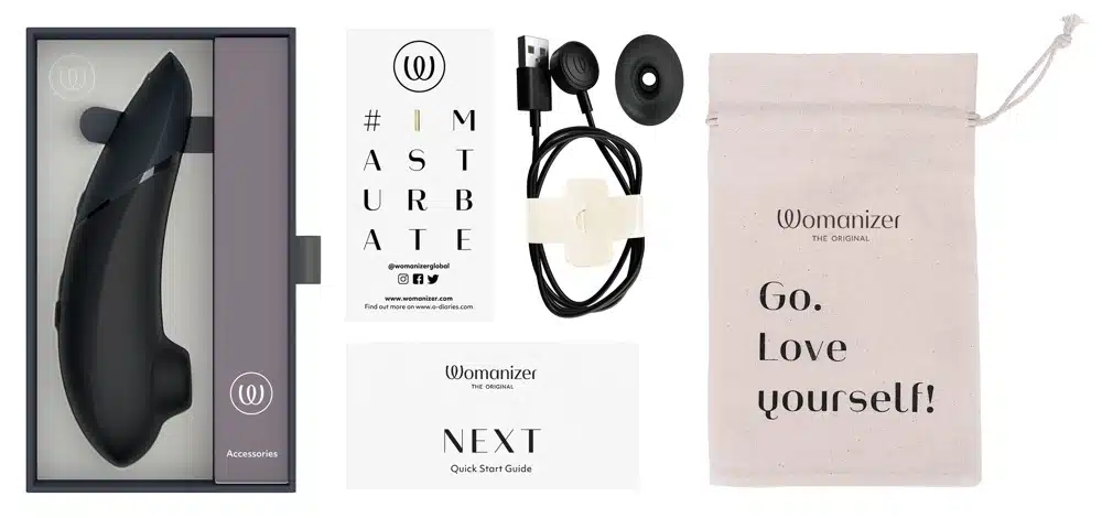 Womanizer - NEXT - 3D Pleasure Air Technology - Luchtdruk - Climax Control - Zwart - Afbeelding 9