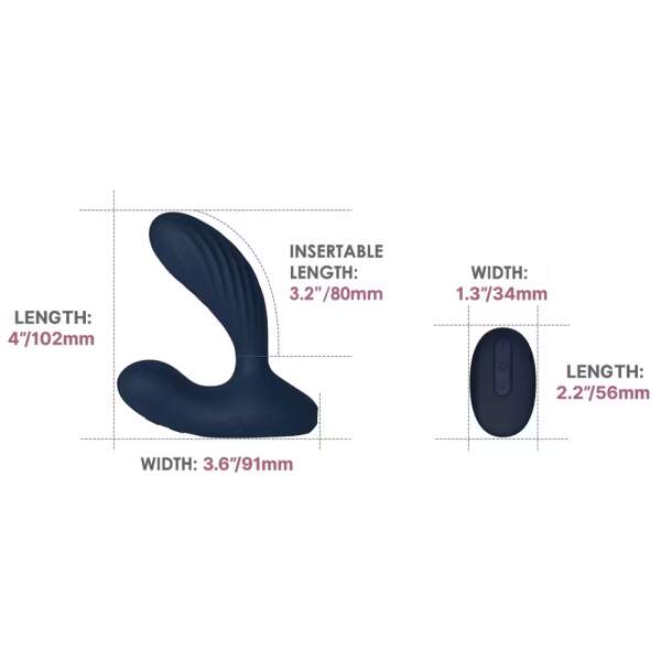 Iker Neo – Pulserende Prostaatvibrator met App en Dubbele Stimulatie - Svakom - Afbeelding 6