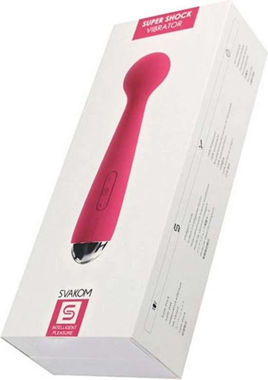 Svakom - Emma - Mini Wand - Clitoris Vibrator - Kersenrood - Afbeelding 3