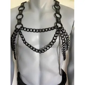 Bizonder - Borsttuig - Kettingen - Zwart - Zilver