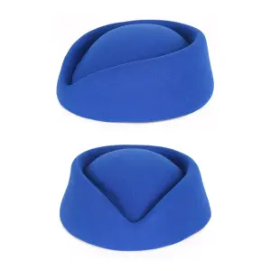 Stewardessen Hoed - Vilt - Blauw
