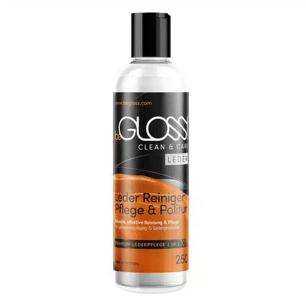beGLOSS - Clean & Care - Leather Cleaner & Polish - 250 ml