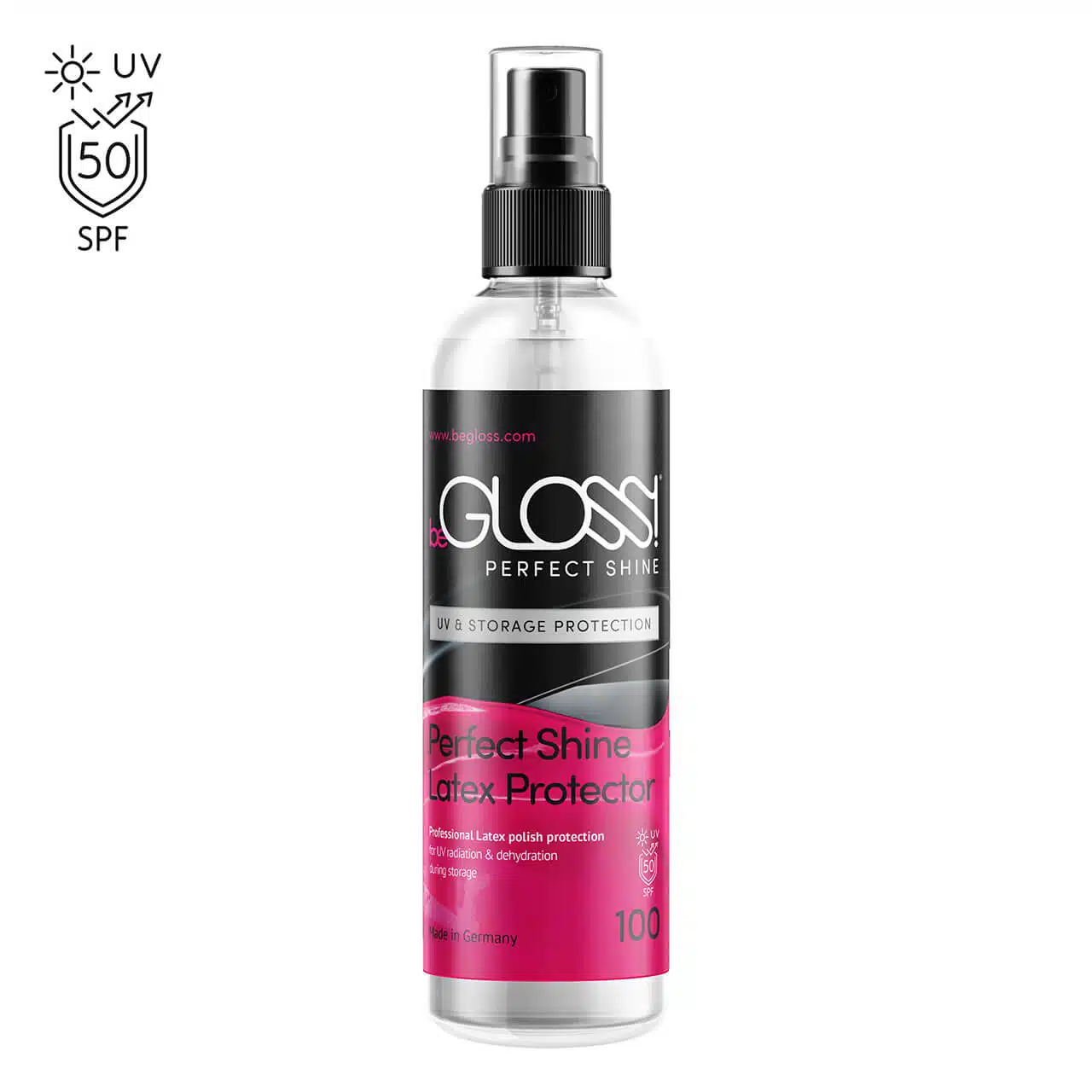 beGLOSS - Perfect Shine UV Spray – Bescherming & Glans voor Latex - 100 ml - Afbeelding 2