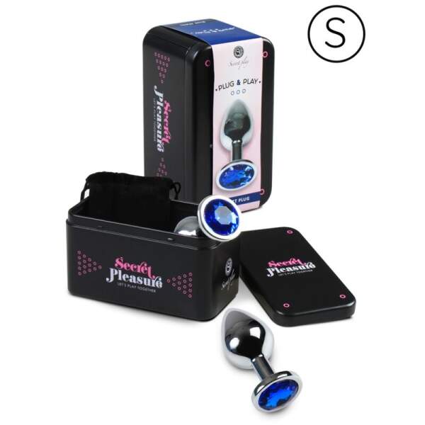 Butt Plug Diamant Blauw - Secret Play - Afbeelding 2